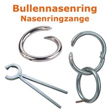 Bullen Nasenring vernickelt