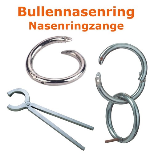 Bullen nasenring vernickelt - bullen,