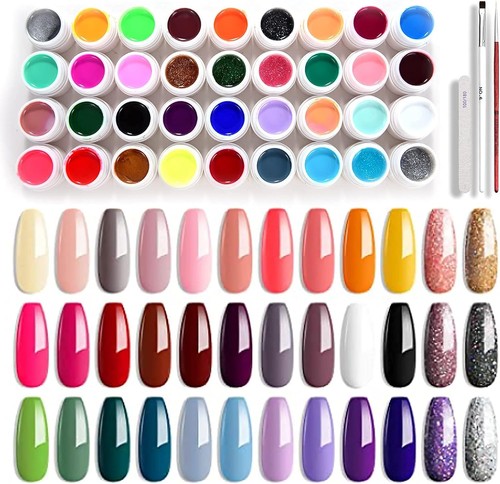 Nagellack set 36 farben - uv,