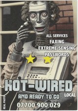 ✪ HOT-WIRED Faxing Extreme Sensing Passwords DRUCK/KARTE NEU