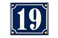 Emaille Hausnummernschild