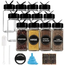12 Gewürzgläser Set 120ml
