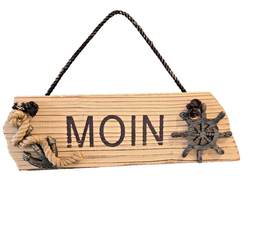 Maritimes türschild moin - maritimes,