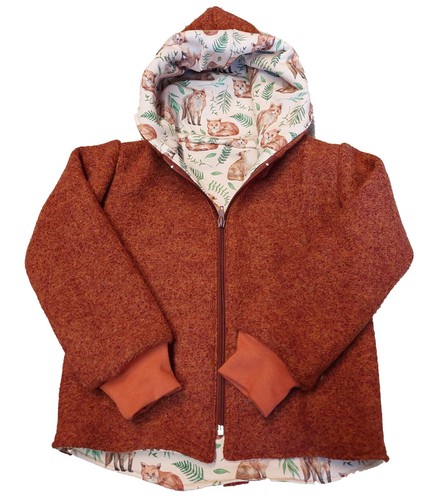 Wollwalkjacke zipfeljacke - wollwalkjacke,