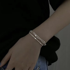 Moderne doppelt Halskette und