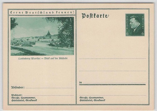Reich bildpostkarte p - d.,