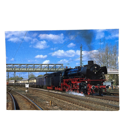 Postkarte zug eisenbahn - ak,