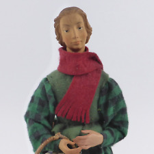 Krippenfigur Holz bekleidet