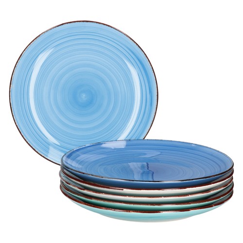 Tlg speisetellerset blue - 6-tlg.,