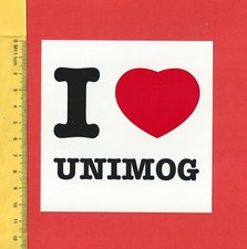 Mercedes-Benz UNIMOG 1 x I love UNIMOG Aufkleber Mercedes-Benz Lagerf.  Nr.  818