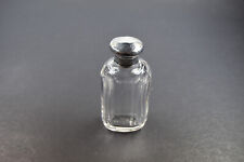 antikes Parfumflakon Kristallglas und Silber u geprüfter Drehdeckel. Jugendstil