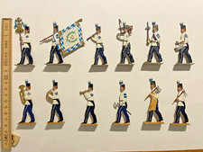 Zinnfiguren Flachfiguren beidseitig bemalt, Spielmannszug Berchtesgarden