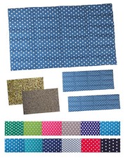 XL Körnerkissen Dinkel weiße Punkte(22-30-42)x70cm 12-24 Kammern Wärmekissen XXL