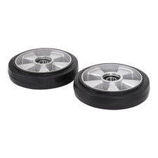 STIER Lenkräder-Set Räder Hubwagen Gummi Ersatzteil 2 Stück schwarz