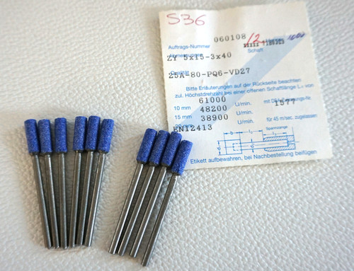 10x schleifstift walzenstift - 10x,