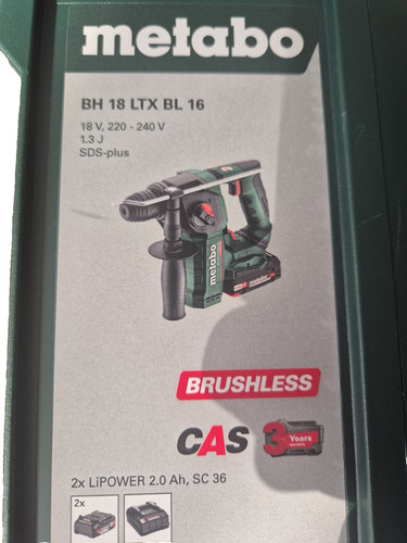 Metabo akku bohrhammer 18 - akku-bohrhammer, bh