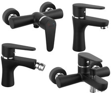 Badewannenarmatur schwarz