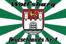 Fahne  Wolfsburg Deutschlands