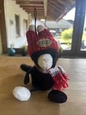 NICI Plüsch Katze mit Mütze & Schal Winter Edition Schlüsselanhänger Deko