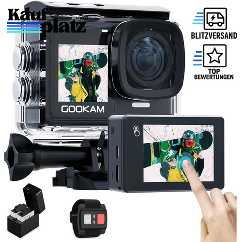 Action cam dual touchscreen - cam,