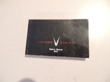 Owner`s manual Fahrerhandbuch VICTORY Vision / 8-Ball 2010 Betriebsanleitung