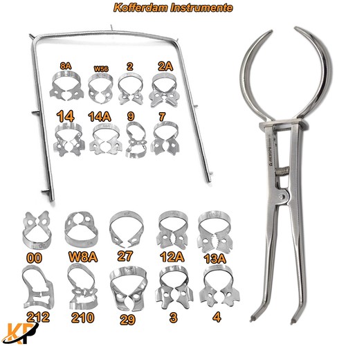 Endodontie kofferdam klammern - endodontie, kofferdam-klammern