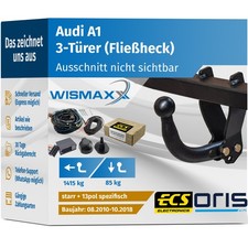 ANHÄNGERKUPPLUNG für Audi A1