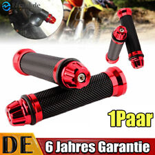 Anti-Rutsch Universal Motorrad Lenkergriffe Griffgummi Rot Handgriffe 22mm-25mm