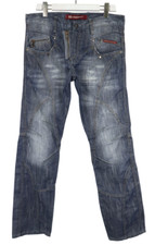 Cipo & Baxx C-751 Herrenjeans W34/L34 Straight Fit Distressed Detailliert