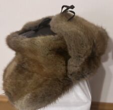 Winter Mütze, russische Ushanka Aviator Trapper Hut  Flieger Ohrenklappe warm 55