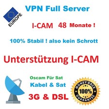 NEU 2025 OSCAM ICAM DE TV VPN SAT,  volle Garantie Extrem Stabil 4 Jahre nur 30€