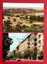 2 x AK GDYNIA Gotenhafen in Polen um 1967 Hafen und Strassenpartie    ( 82948