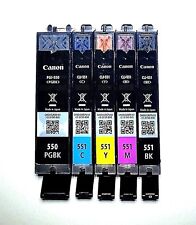 5X Canon Original Patronen PGI-550 CLI-551 IP7250 MG5450 MG5550 MX725 MX925
