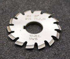 DOLD Zahnformfräser gear profile cutter DP 24 No. 6  Z= 17-20 EGW 20°Ø50x16mm