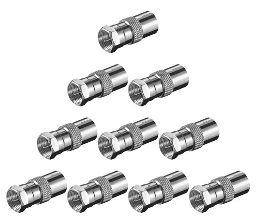 10x stecker koax - 10x,