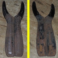 Alter klappbarer Stiefelknecht - ca. 100 Jahre alt - Stiefelauszieher