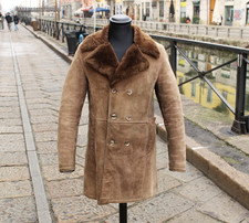 Herren lammfell ledercoat