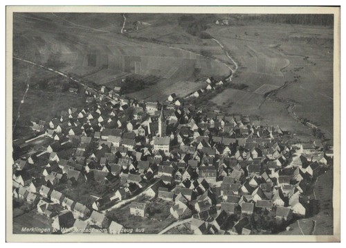 D947 merklingen luftbild - merklingen,