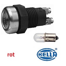 Hella Kontrollleuchte rot 12V