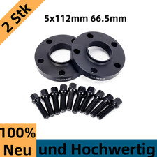 Spurverbreiterung 5x112mm 2x20mm Ø66,5 Audi A6 4G A4 A5 8K B8 B9 Spurplatte TÜV
