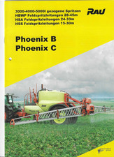 Rau Spritzen Spritzleitungen, Prospekt, Traktor