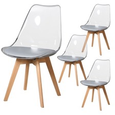 4er Set Esszimmerstühle mit