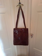 Joop Umhängetasche /  Beutel Leder in Krokooptik