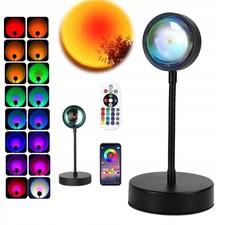 Sunset Projection Lamp 16 Farben Sonnenuntergang Lampe LED USB Projektor Lichter