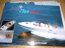 Joda 7100 Sport Prospekt 2 Seiten Rennboot Motorboot