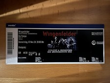 Konzertkarte Wingenfelder in