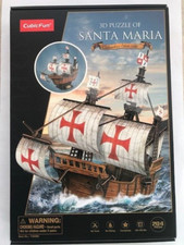 3D Puzzle Santa Maria / 2.Wahl / B-Ware / Segelschiff CubicFun Schiff Ship Kogge