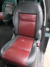 VW Sharan 7M Galaxy 1x Sitz hinten rechts Rücksitz 6+7 Sitz Leder rot