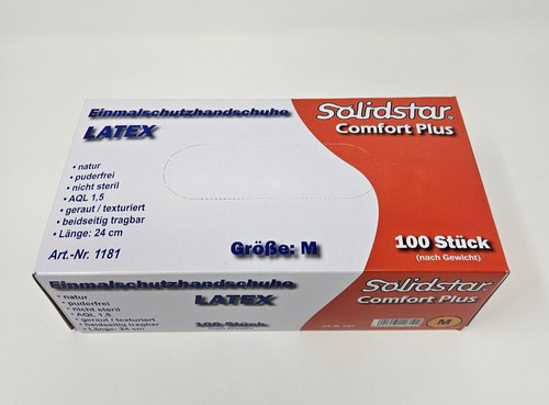 100x latex einweghandschuhe - latex,