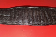 Oberwerth Kameragurt Leder Schwarz / Braun, Top, Original in Box, Vintagelook